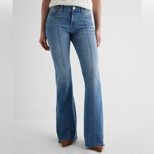Express ‘70s Flare Mid Rise Jeans